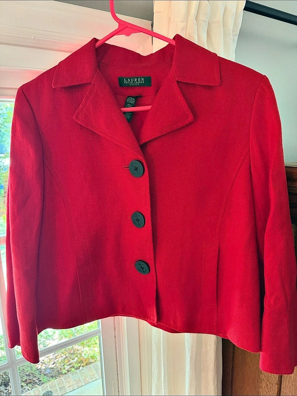 Lauren Ralph Lauren Red Blazer Size Small Like New